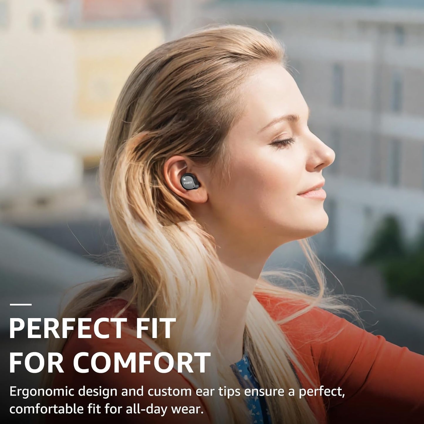 TOZO NC9 Hybrid Active Noise Cancelling Wireless Earbuds