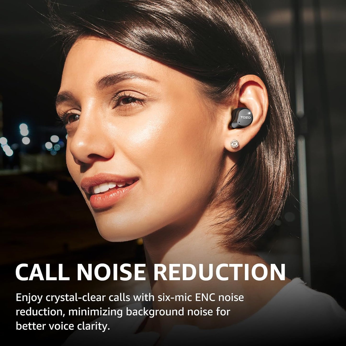 TOZO NC9 Hybrid Active Noise Cancelling Wireless Earbuds